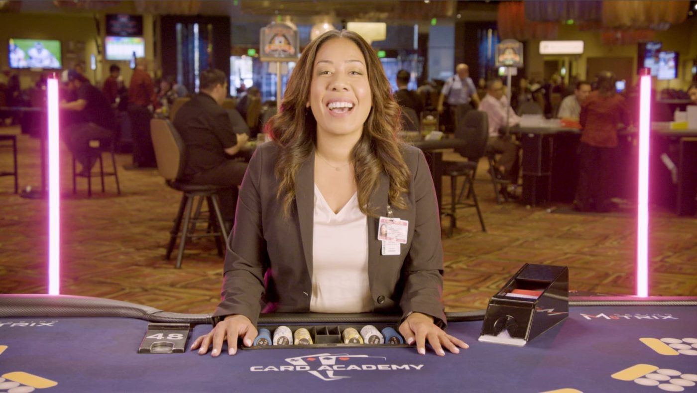Instructor at game table