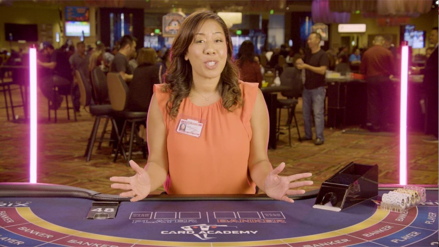 Instructor at game table