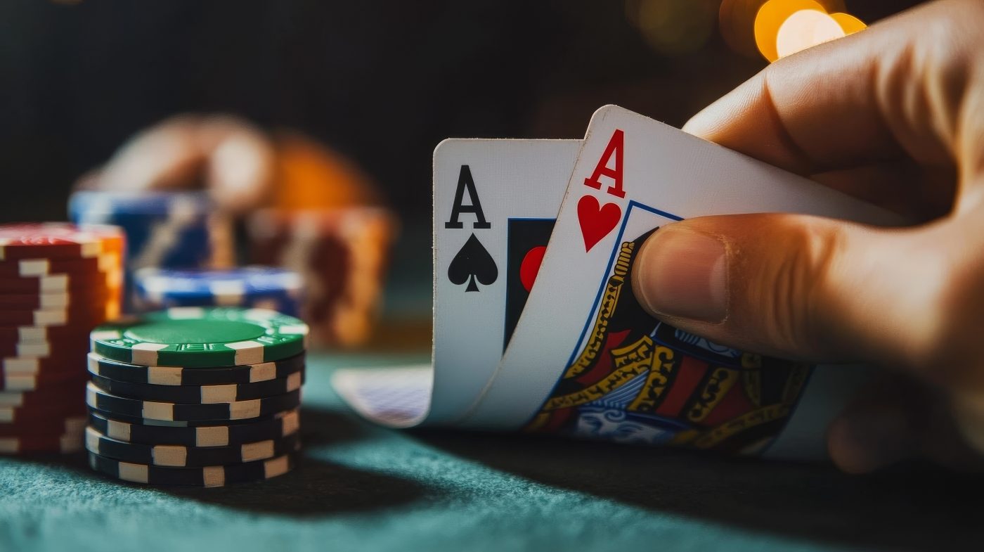 Chips and checking hand