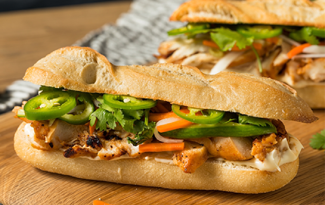 Chicken sub sandwich