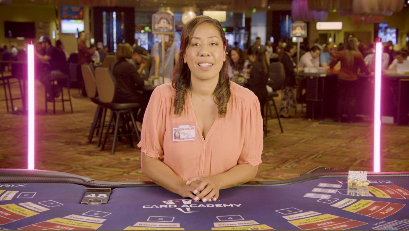 Instructor at game table